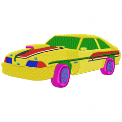 Cars Embroidery Design 10